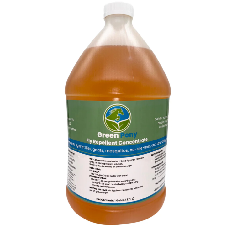 Green Pony Fly Repellent Concentrate gallon