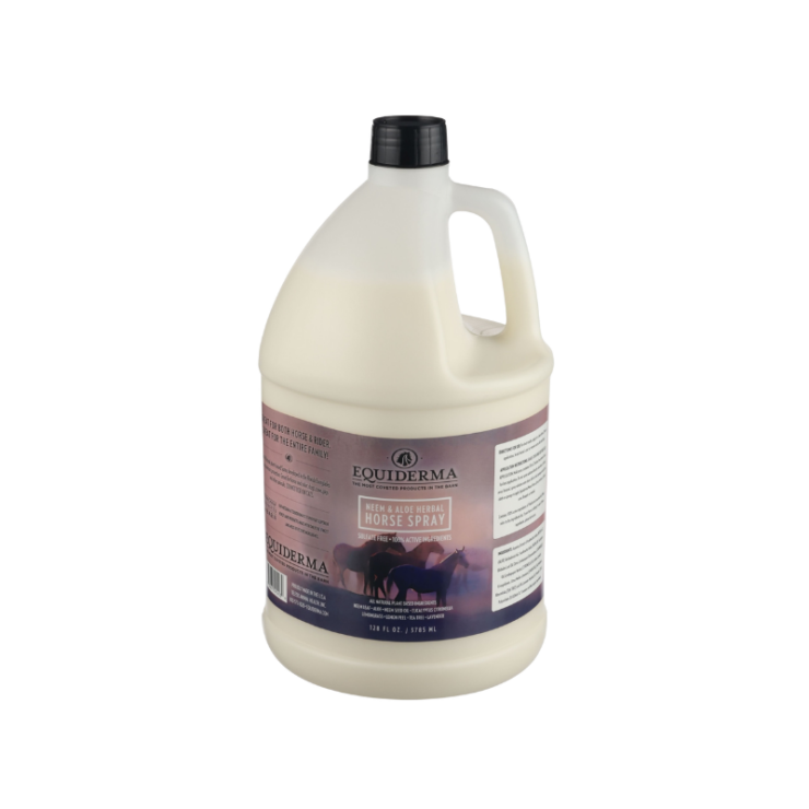 Jug of Equiderma Horse Spray Gallon