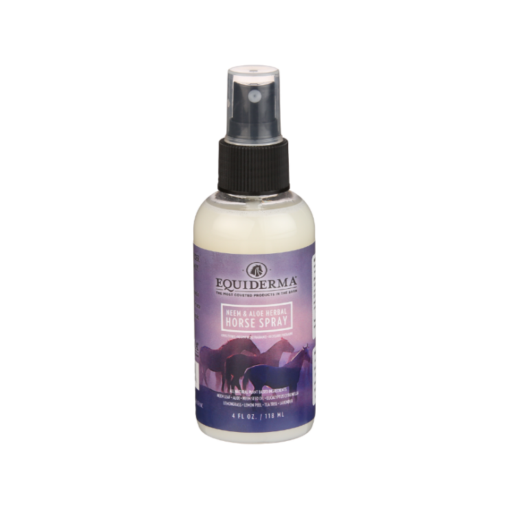 bottle of Equiderma Horse Spray – 4oz Travel Size