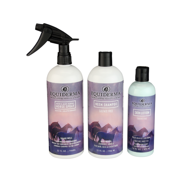 bottles of Equiderma Sweet Itch Combo
