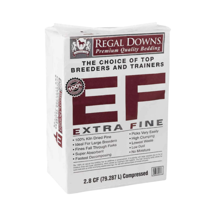 bag of Regal Downs Extra Fine Pine Shavings, 2.8 CF
