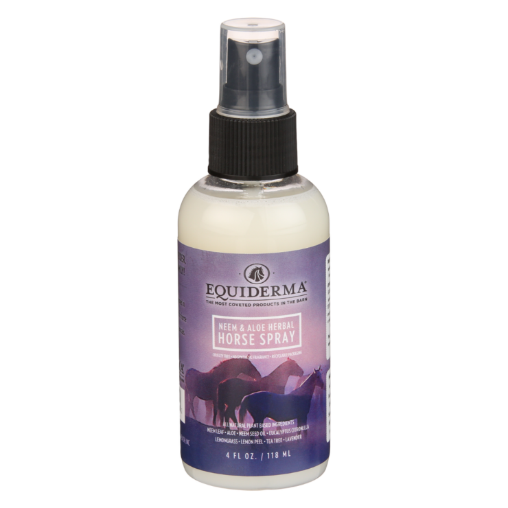Equiderma Horse Spray.  4oz Travel Size Spray Bottle.