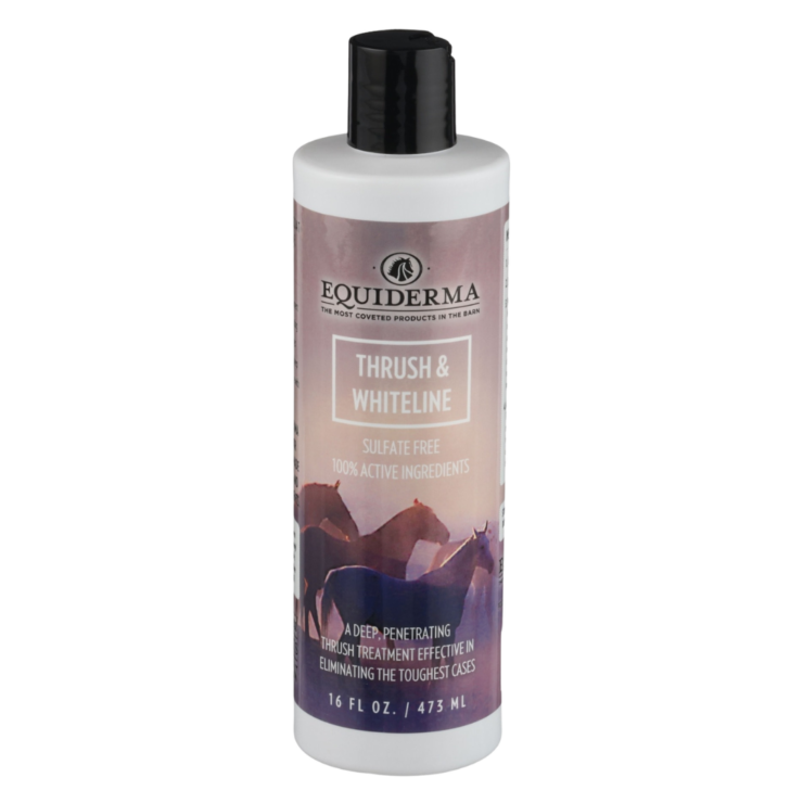 Equiderma Thrush & Whiteline in16oz bottle.