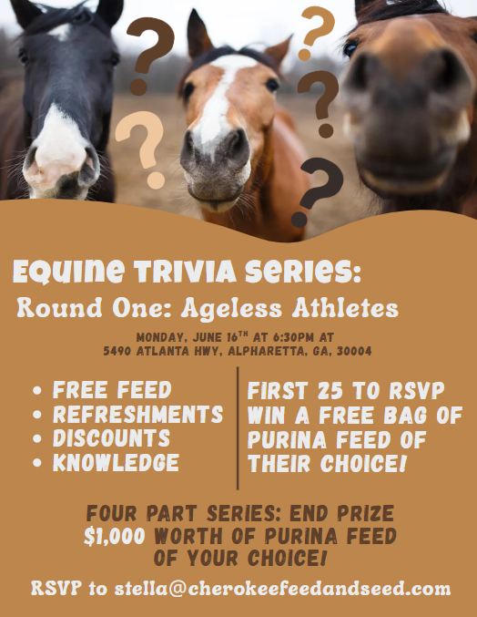 details of Equine Trivia Series at North Fulton Feed