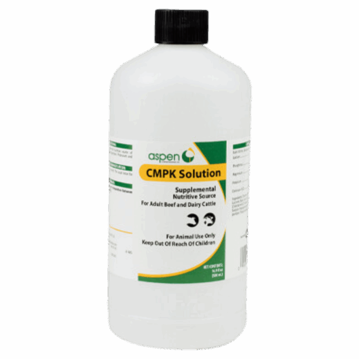 bottle of Aspen Vet CMPK Oral Solution