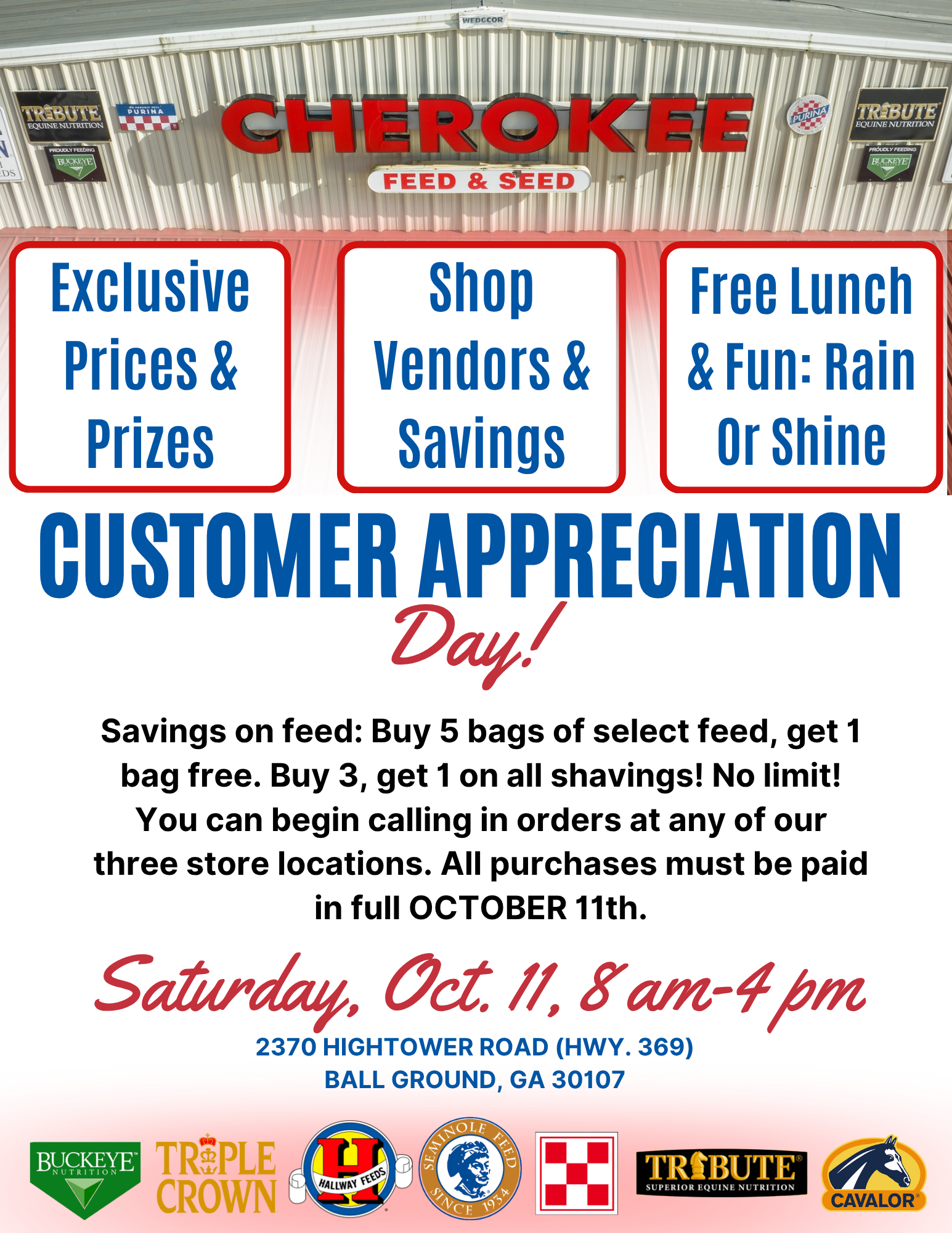 22nd Annual Ball Ground Customer Appreciation Day