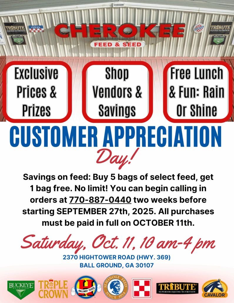 22nd Annual Ball Ground Customer Appreciation Day flyer details