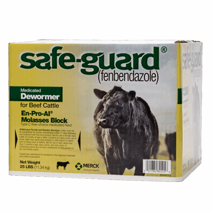 Merck Safe-Guard ENPROAL Molasses Block