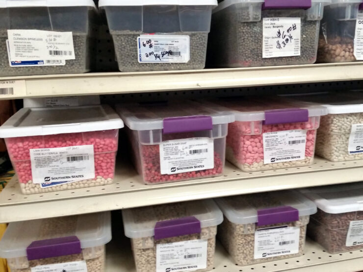Some bulk plant seed options available at Cherokee Feed in Georgia