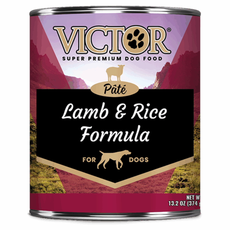 canned dog food - Victor Dog Food Lamb and Rice Formula Pâté
