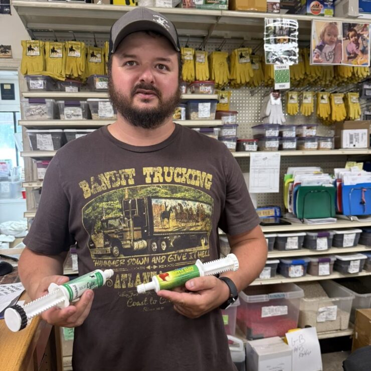 Photo of Jeremy with Apple Dex Electrolytes in his hands