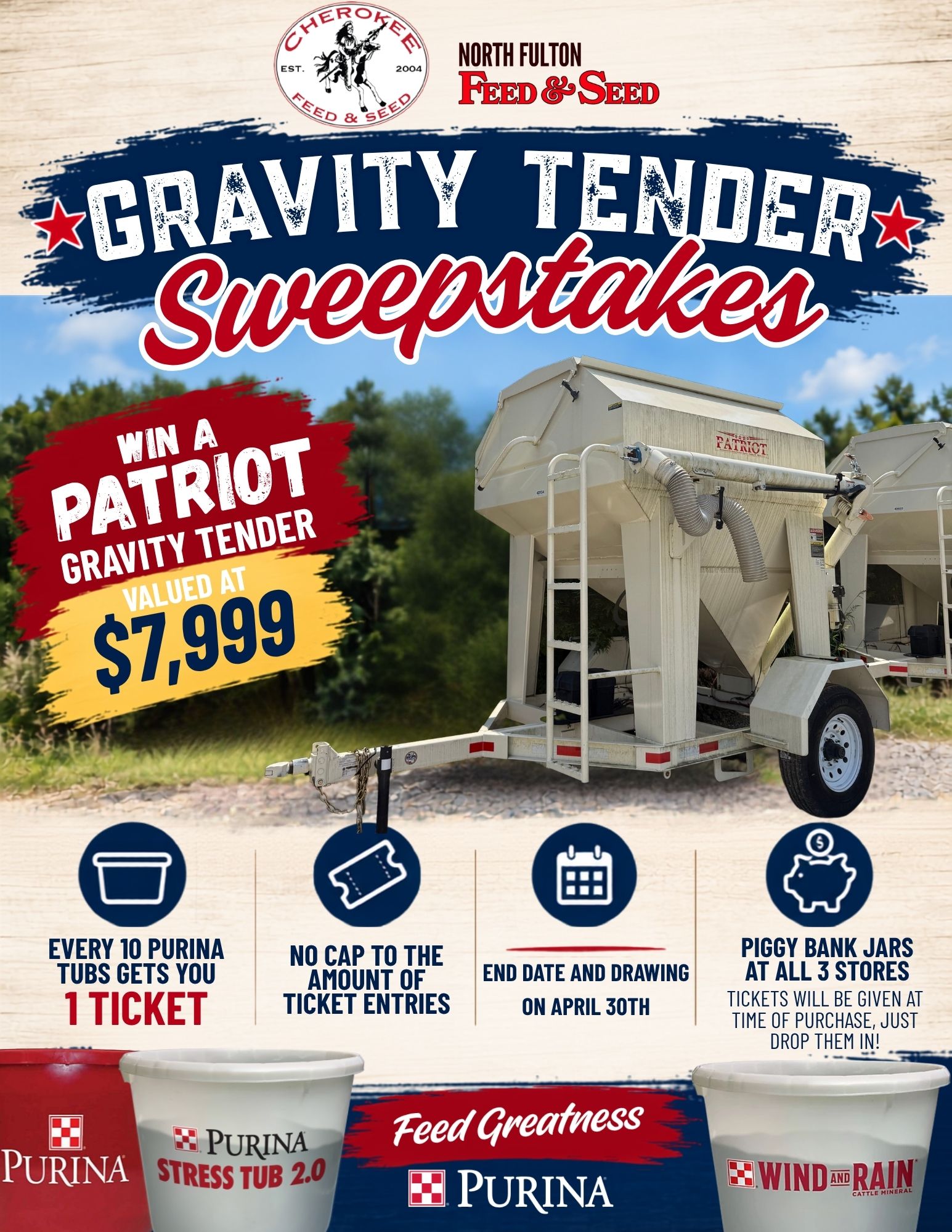 Win Big with Our Gravity Tender Sweepstakes! flyer shows photo of Gravit Tender and lists details of sweepstakes covered in the article