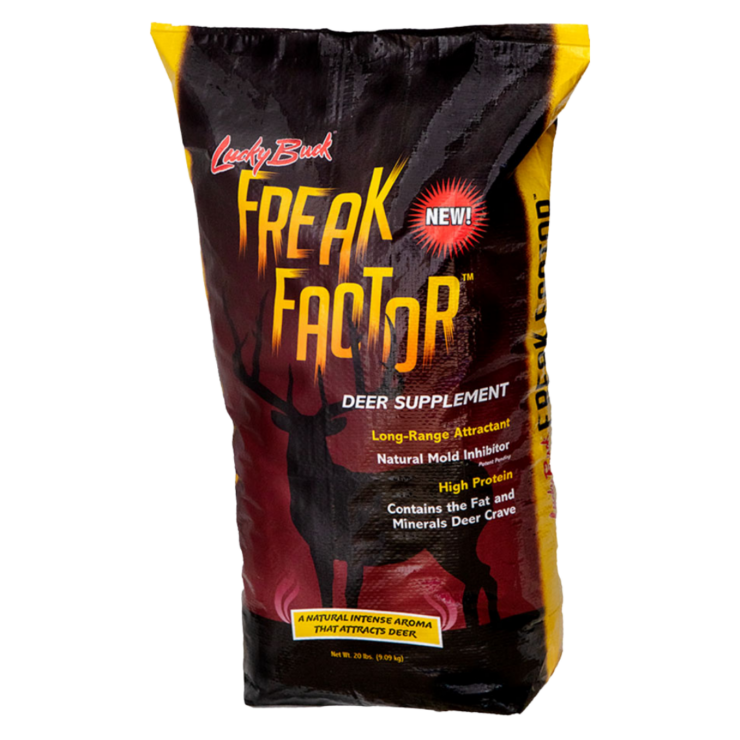 Bag of Lucky Buck Freak Factor Deer Supplement